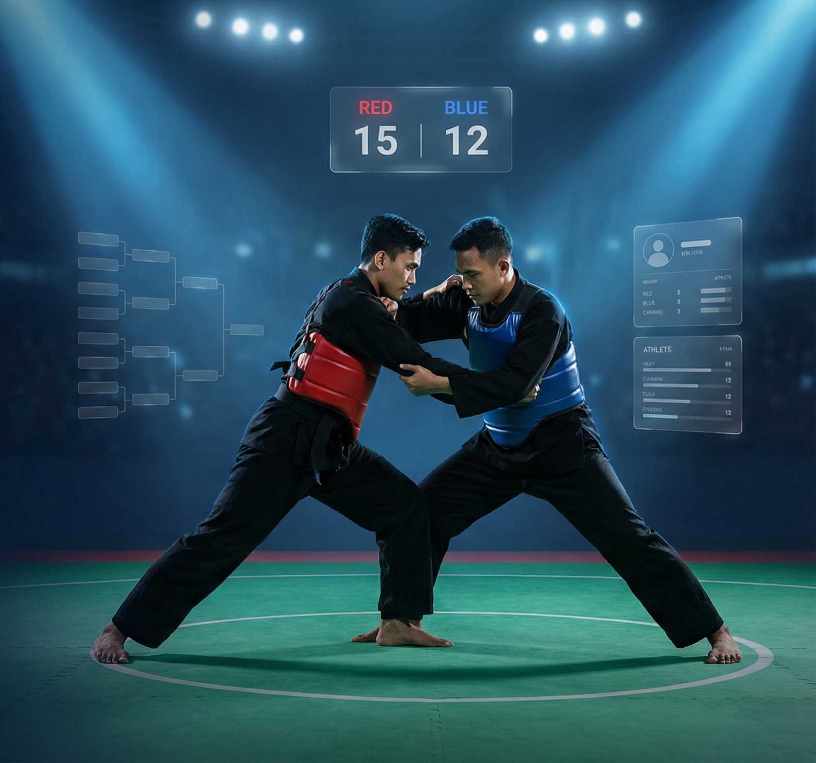 Tim Jago Silat sedang berdiskusi mengenai strategi digital